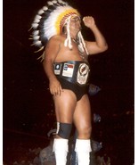 WAHOO McDANIEL 8X10 PHOTO WRESTLING PICTURE WITH BELT WWF - £3.88 GBP