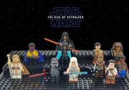 Star Wars Rise of Skywalker Palpatine Vs. Rey Kylo Ren 11pcs Custom Minifigures - £20.77 GBP