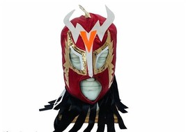 Pro Wrestling Mask Luchador WWF Mysterio Liger Muta WWE awa wcw nwa Japan straps - £38.91 GBP