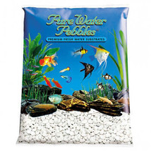 Platinum White Frost Pure Water Pebbles Aquarium Gravel: Premium 100% Acrylic Co - £44.73 GBP