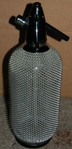 Vintage Soda Siphon/Seltzer Bottle Wire Mesh Wrap - £56.04 GBP