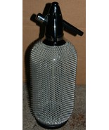 Vintage Soda Siphon/Seltzer Bottle Wire Mesh Wrap - £55.00 GBP