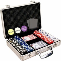 DA VINCI 200 Dice Stripe Poker Chip Set - £23.51 GBP