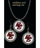 Boston College Eagles earring earrings and necklace set great gift  must... - €7,33 EUR