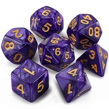Dnd Polyhedral Dice Set With Dice Bag For Dungeons And Dragons Rpg Mtg R... - $12.99
