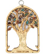 Tree of Life rustic wood ornament Israel sacred kabbalah Judeo-Christian... - £31.07 GBP