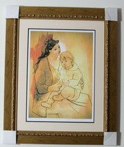 &quot;Mother and Child&quot; by Pablo Picasso Print on Paper Framed Collection Domaine - £501.61 GBP