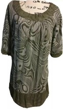 Women’s Mac &amp; Jac Medium Blouse Pullover Grn Career Wear Silk Lining Polyester  - $6.88