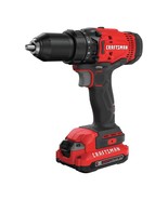 CRAFTSMAN V20 Cordless Drill/Driver Kit, 1/2 inch, Battery and Charger I... - £92.06 GBP