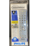 Phillips Universal Remote 4 Devices Consolidator TV VCR DVD CBL/SAT SRU2... - £18.32 GBP