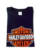 Men's T Shirt XL Harley Davidson I built the Shop in Shallotte NC Black S/Sleeve - £11.06 GBP