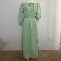 TOPSHOP Linen Blend Bardot Midi Dress sz 8 NWT - $38.69