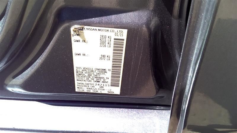Radiator Fan Motor Fan Assembly Sedan 4 Cylinder Fits 13-15 ALTIMA 10399... - $188.09