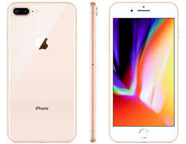 Apple Iphone 8 Plus A1897 3gb 256gb Hexa-Core Face Detection Nfc Ios 16 Gold - £343.56 GBP