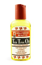Tea Tree Oil Topical Melaleuca Dry Skin Scalp Nail Hair Fungus Hollywood Beauty - £16.68 GBP