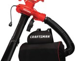 Up To 260 Mph, 12 Amp, Corded Electric Craftsman 3-In-1 Leaf Blower, Leaf - £91.94 GBP