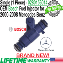BRAND NEW OEM Bosch x1 Fuel Injector for 2000-2008 Mercedes-Benz 2.6L &amp; 3.2L V6 - £59.61 GBP