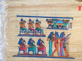 Genuine Origional Cultural Egyption Paintings On Papyrus - £78.42 GBP