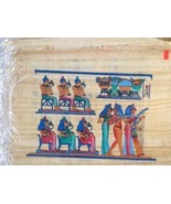 GENUINE ORIGIONAL CULTURAL EGYPTION PAINTINGS ON PAPYRUS - £82.13 GBP