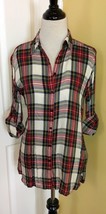 LAUREN RALPH LAUREN Lightweight Tartan Plaid Casual Shirt w/ Tabbed Slee... - $359.18 MXN