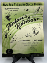Music Sheet Vintage and Antique How are Things in Glocca Morra Finian&#39;s Rainbow - £3.09 GBP
