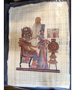 GENUINE ORIGIONAL CULTURAL EGYPTION PAINTINGS ON PAPYRUS - $105.00