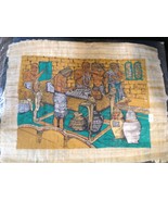 GENUINE ORIGIONAL CULTURAL EGYPTION PAINTINGS ON PAPYRUS - £82.13 GBP