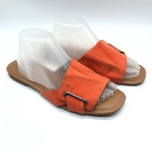 Susina Womens Sandals Slides Flats Fabric Orange Size 9.5 - £7.78 GBP