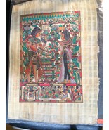 GENUINE ORIGIONAL CULTURAL EGYPTION PAINTINGS ON PAPYRUS - £82.13 GBP