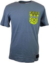 Nike Mens Lebron Genome Pocket T-Shirt Size X-Large Color Grey/Neon Yellow - £27.44 GBP