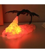 Gift Dragon Table Lamp 3D Home Decor LED Creative Fire breathing Shaped ... - £29.64 GBP