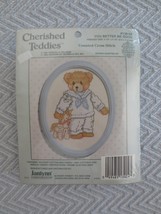 SEALED JANLYNN Cherished Teddies YOU BETTER BE GOOD Cross Stitch KIT #13... - $5.94