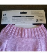 Vibrant Life Lady Boss Pink Heart Dog Winter Sweater Sz S Holiday Valent... - $13.49 CAD