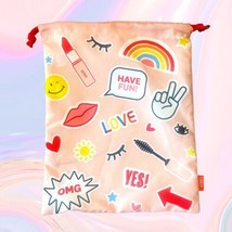 Ipsy Glam Bag Plus June 2021 Drawstring Cosmetic Bag 8”x10” NWOT - £13.45 GBP
