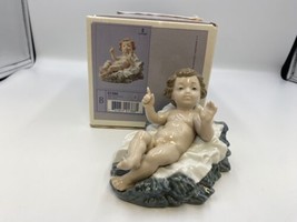 Lladro 1400 Series NATIVITY BABY JESUS #1386 with Original Box - £111.64 GBP