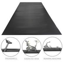 Exercise Equipment And Treadmill Mat Gym Bike Black High Density 96&#39;&#39; X ... - £51.15 GBP