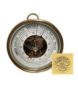 1900s Swiss Made Desktop Tabletop Aneroid Barometer With an Open Dial - $350.00