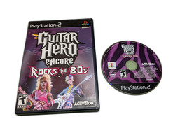 Guitar Hero Encore Rocks the 80&#39;s Sony PlayStation 2 Disk and Case - £4.31 GBP