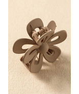 Camel Sweet Hollowed Flower Shape Claw Clip - $2.22