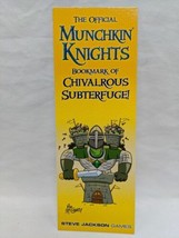 The Official Munchkin Knights Bookmark of Chivalrous Subterfuge! Promo B... - £5.53 GBP