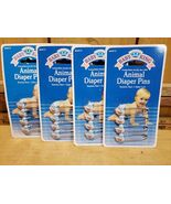 Lot of 4 Packs 16ct Baby King Blue Duck Diaper Pins Stainless Steel Safe... - $579.50 MXN