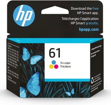 Tri-Color Original Hp 61 Ink | Compatible With Deskjet 1000, 1010, 1050, 1510, - £34.29 GBP