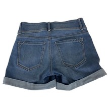 APT 9 Womens Shorts Size 4 Blue Stretch Denim Cuffed - £9.19 GBP