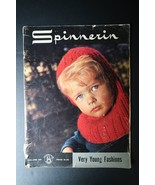 Vtg 1966 SPINNERIN Very Young Fashion Child Knitting Patterns #169 Sweat... - $20.79 CAD