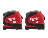 Milwaukee Electric Tool 48-22-6625G Heavy Duty, Compact Measuring Tapes ... - £69.58 GBP