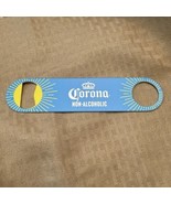 Light Blue Corona Non-Alcoholic Metal Beer Bottle Opener NEW Sun Logo 7" - $7.99