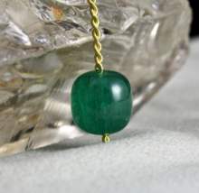 Top Natural Zambian Emerald Bead Round 23.75 Carats Gemstone For Design Pendant - £3,054.12 GBP