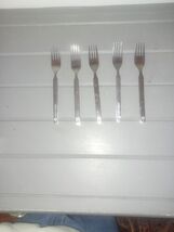 Northwest Airlines Fork Lot of 5 - Flatware silverware cutlery - $15.00