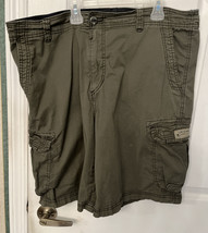 Union Bay Olive Green Mens Light Weight Cargo Shorts Size 40 - £12.33 GBP