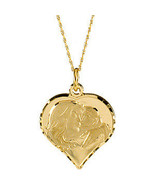 14K Gold &quot;My Beautiful Child&quot; Heart Necklace - €574,90 EUR